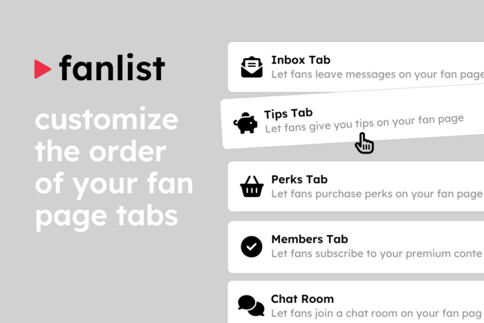 Customize the order of your fan page tabs and features